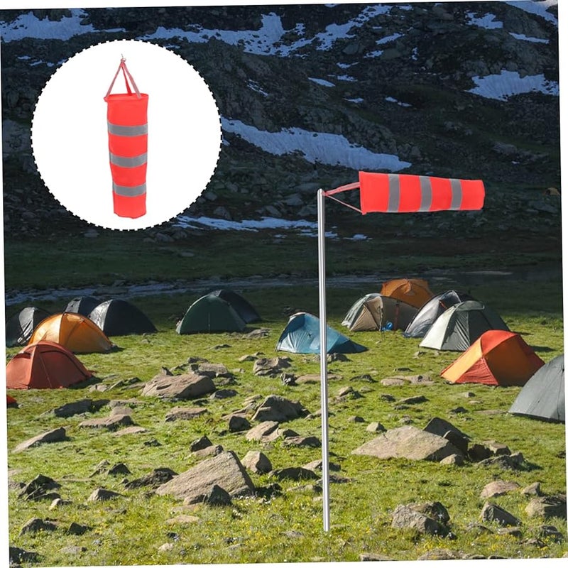 High Visibility Reflective Windsock Flag for Outdoor Garden Patio and Event Decoration - Image 2